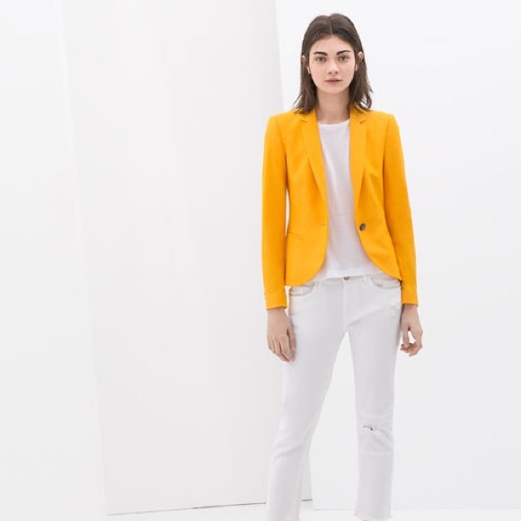 tangerine blazer